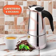 Cafeteira Italiana 6 Xícaras Expresso Maquina de Café
