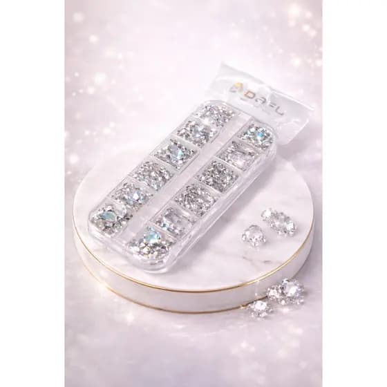 Strass Brilho Pedrinhas Decoração Unhas Maquiagem Artística Pedraria Unha Manicure Nail Art