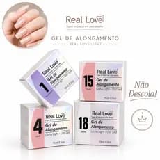Gel de Modelagem Unhas Sculping Gel Real Love Light 15ml Uv Led