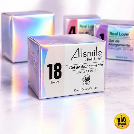 Gel Modelagem Real Love Light 15ml UV LED