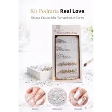 Strass Para Maquiagem Rosto Carnaval Kit Pedraria Real Love Mix