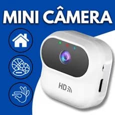 Mini Câmera WiFi 1080P HD Visão Noturna Detecção de Movimento Monitoramento Remoto