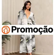 Saída de Praia Estampada com Decote V e Mangas Longas – Capa Elegante para Biquíni, Look de Verão Estiloso para Férias n