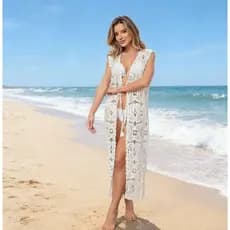 Vestido Crochê de Verão: Estilo Descontraído e Elegante