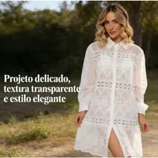 Saída de praia moderna, fresca e confortável, bonita e generosa
