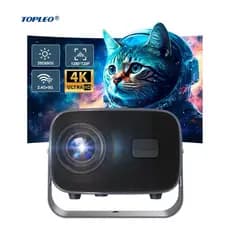 (original) Projetor Android a10 Projetor giratório de 360 ​​graus HD Projetor inteligente Projetor WiFi sem fio