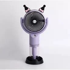 Monstro portátil silencioso spray hidratação ventilador de carregamento usb base desktop ventilador refrigeração verão