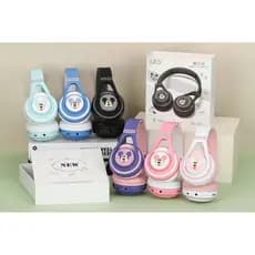 Fone sem fio infantil com luz pisca pisca auta qualidade colorido Ma-8