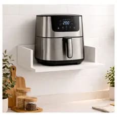 Suporte Para Airfryer Bebedouro E Eletrodomésticos Pequenos Cor Branco 40x40