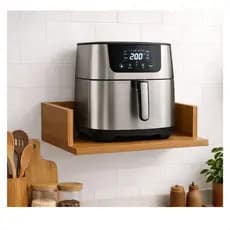 Suporte Para Airfryer Bebedouro E Eletrodomésticos Pequenos Cor Amadeirado 40x40