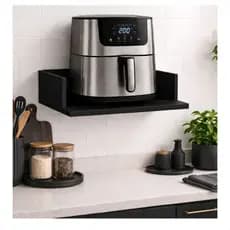 Suporte Para Airfryer Bebedouro E Eletrodomésticos Pequenos Cor Preto 40x40