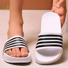 Chinelo Infantil Casual Confortável Sandália Slide Unissex Menino Menina Listrado