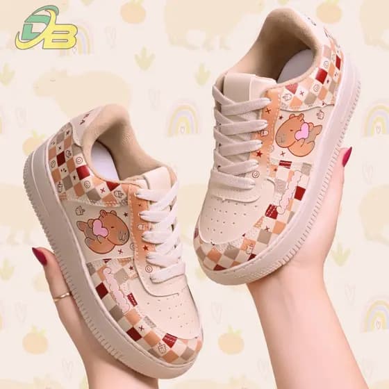 Tênis Infantil E Bebê Meninas Capivara Lançamento Escolar Promoção Passeio Casual 20ao33