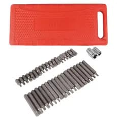 Kit 40 Peças Jogo de Bits Torx e Allen Multidentada com Várias Medidas - Kit Ferramentas para Chave de Fenda