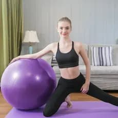 YH>>Bola Pilates Ginastica Yoga Suíça Alongamento Abdominal 65cm e 75cm
