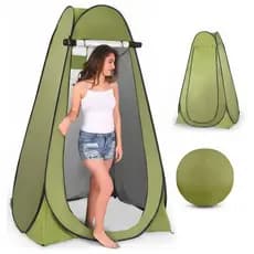 Barraca Camping Iglu 150x150x190cm , Trocador e Banheiro Portátil com Bolsa - Para Praia e Acampamento
