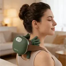 Massageador Elétrico Portátil Maozinha, Massagem 3D para Pescoço e Ombros, com Aquecimento 8 pontos  tipo phoenix