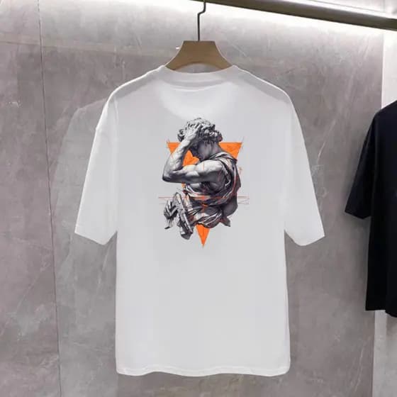 Camiseta Streetwear Grego Trap Unissex Algodão Camisa Premium