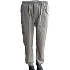 Calça Cinza Brim Cargo Profissional Para Serviço