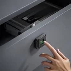 Fechadura inteligente com impressão digital - Eletrônica para armário de casa e escritório