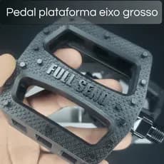 Pedal plataforma bicicleta bike bmx mtb grau eixo grosso rosca inglesa 9/16 de nylon eixo inglês