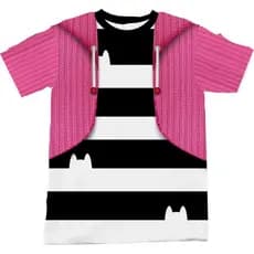 Camiseta Gabby - A casa mágica da Gabby - Com Casaco e Capuz Estampado