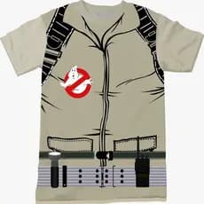 Camiseta Fantasia Halloween Caça Fantasmas - Ghost Busters