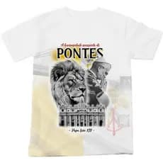 Camiseta Católica Religiosa Rogai por Nós - Papa Leão XIV