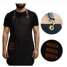 Avental PROFISSIONAL PRETO TECIDO OXFORD
