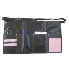 Avental Cintura Profissional Preto/ Rosa claro