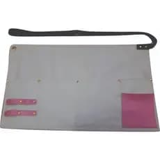 Avental Cintura profissional Branco/Rosa