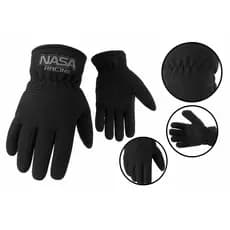 Luva Masculina NASA One Preto | Motoqueiro Esportiva Proteção Antiderrapante Touch Screen - Tam G