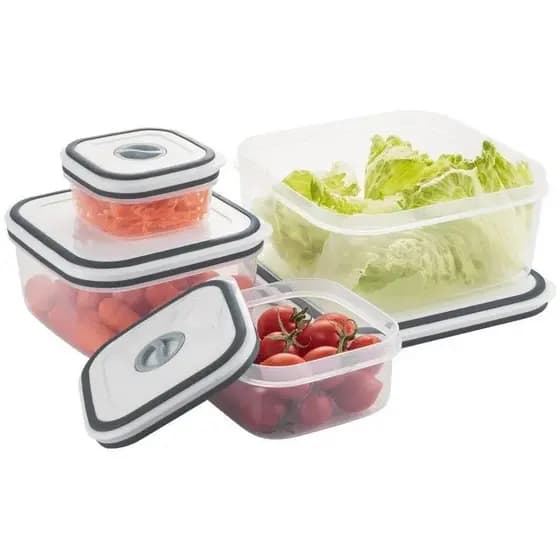 Conjunto de 04 Potes Hermeticos de Plastico Electrolux
