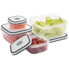 Conjunto de 04 Potes Hermeticos de Plastico Electrolux
