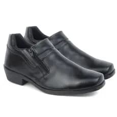 Bota Masculino Social Coturno Confortável de Couro Legitimo Zíper na Lateral Envio Imediato