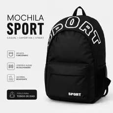 Mochila Escolar Sport Masculina Esportiva Moderna Trabalho Academia Passeio Trilha Clube