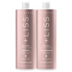 Kit Hair Care Liss Jacques Janine Shampoo Sem Sal 800ml + Condicionador Leave-in 750ml Liso e Brilho