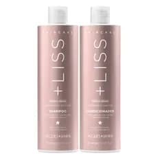 Jacques Janine Hair Care Liss Shampoo Sem Sal 450ml Condicionador Leave-in 440ml Brilho Reduz Volume