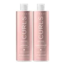 Kit Jacques Janine Hair Care Curls Shampoo 450ml Condicionador 440ml Cacheados Crespos Ondulados