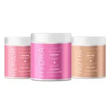 Jacques Janine Hydra Nutri Repair Máscaras Hidratação Nutrição Reconstrução Cronograma Capilar 1200g