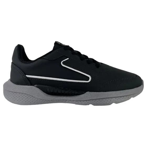 Tênis Molekinho Infantil Menino Casual Preto Napa Confortável Leve Original Escolar