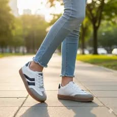 Tênis Molekinha Juvenil Menina Casual Retrô Branco Solado Gum Plataforma Confortável