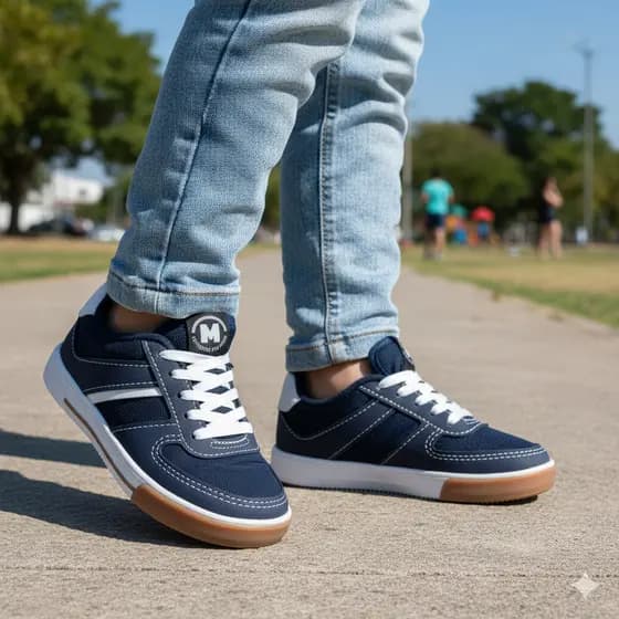 Tênis Molekinho Infantil Menino Casual Navy Original Conforto Escolar
