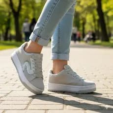 Tênis Ramarim Feminino Casual Flatform Camurça Original Metais Elegante Moda