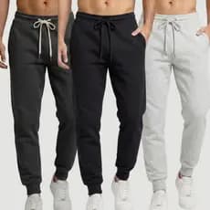 kit 3 Calça Moletom Masculino Grossa Flanelada Confortável Ideal Para Frio Treino E Dia A Dia