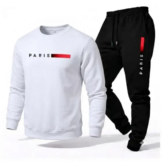 Conjunto Unissex Flanelado Premium Jogger Moletom Careca Quentinho Manga Comprida Elegante Inverno 2026