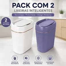 Lixeira 13L com Sensor Automático USB Recarregável VITOR