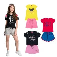 Kit Sortido Conjunto Feminino juvenil 3 Conjuntos Estilosos