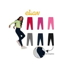 Legging Cotton Infantil Elian Lisa Básico Diversas Cores Lindas Legging 50005