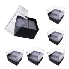 Kit 24 Estojos Caixinhas Acrílico Transparente Para Guardar Relógio e Joias Kit com 24 Unidades